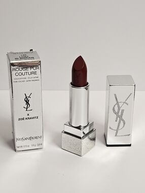 YSL Rouge Pur Couture Lipstick 145 Lost In Marais Zoe Kravitz 3.8g New RARE Red